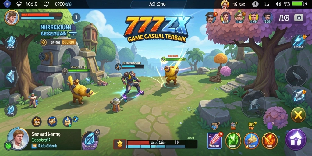Screenshot gameplay seru dari 777ZX yang menggambarkan keseruan bermain.