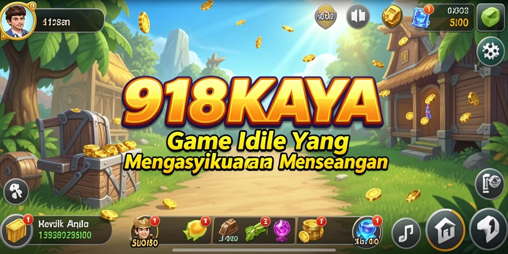 Tampilan gameplay 918KAYA dengan elemen Idle yang menarik.