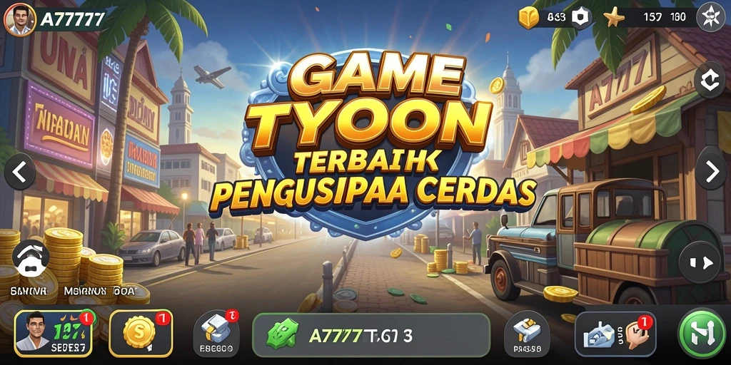 Screenshot gameplay A7777 yang menunjukkan pengalaman Tycoon yang mendalam.