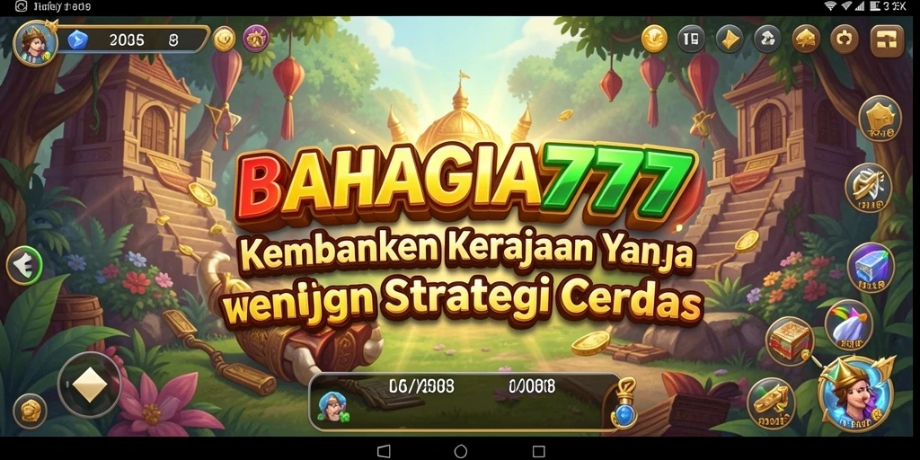 Tampilan gameplay BAHAGIA777 yang menarik dan strategis.