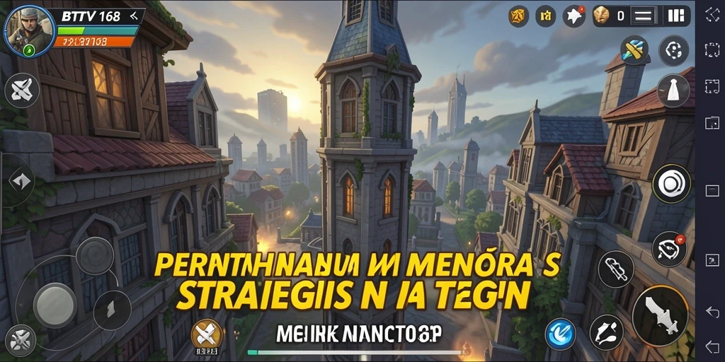 Tangkapan layar menampilkan aksi intens dalam permainan Tower Defense.