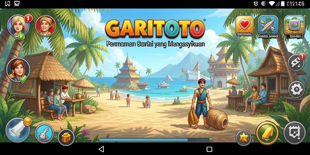 Tampilan gameplay menarik dari GARITOTO yang penuh warna.