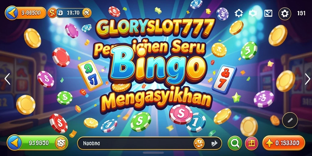 Tampilan gameplay Bingo yang mendebarkan di GLORYSLOT777.