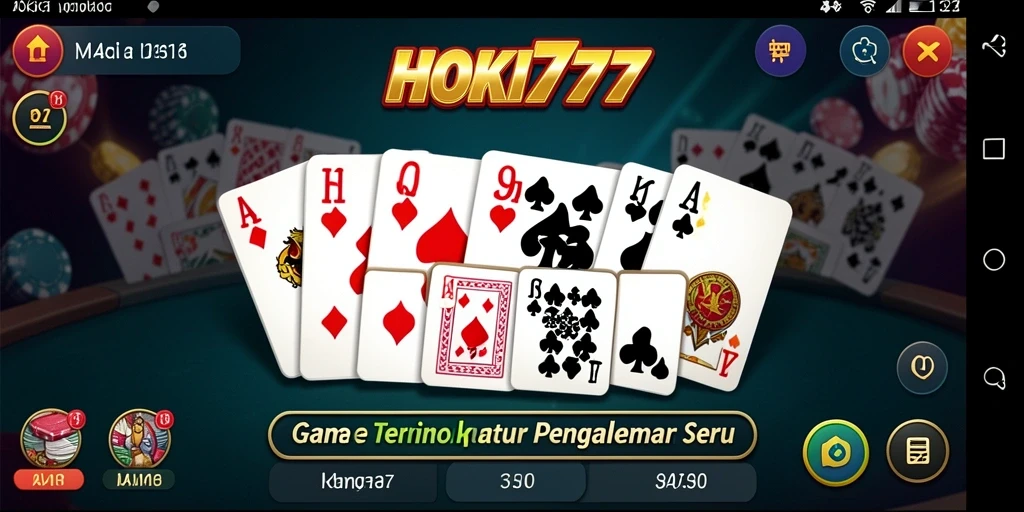 Screenshot HOKI777 menampilkan gameplay seru permainan Domino.