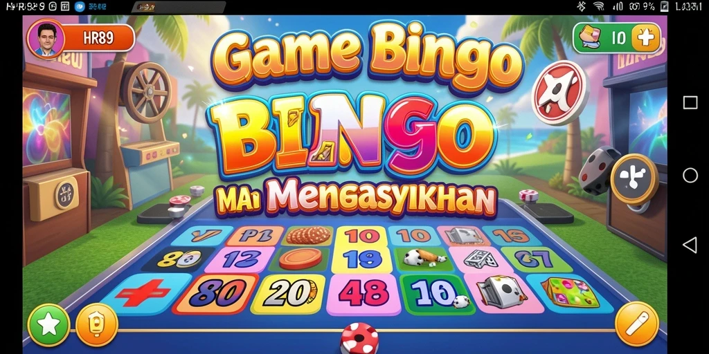 Tampilan gameplay Bingo yang mengasyikkan di HR89.