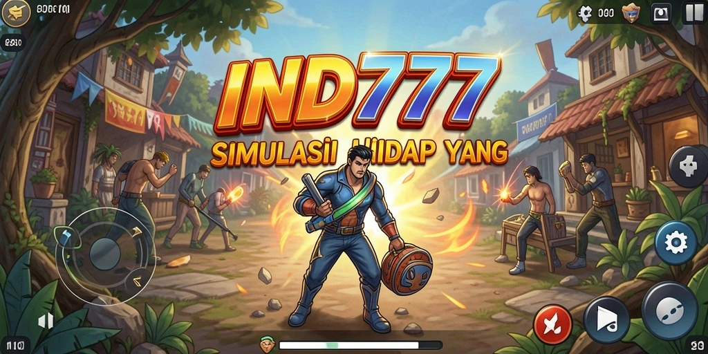 Tangkapan layar utama IND777 menampilkan gameplay yang menarik dan interaktif.