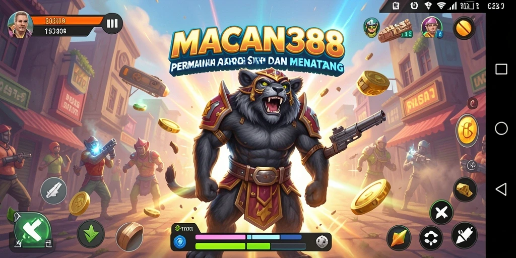 Tampilan gameplay seru dan menantang dari MACAN388.