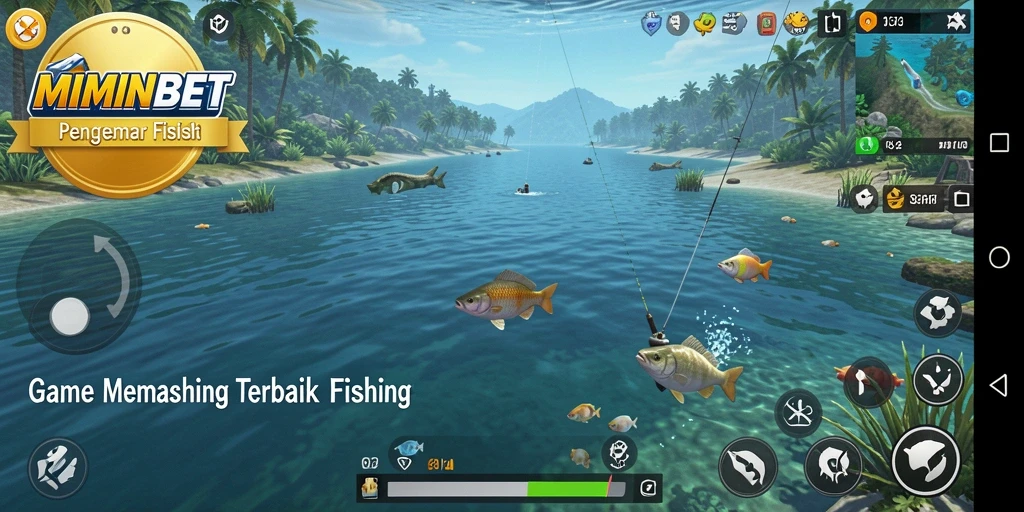 Tangkapan ikan besar dalam gameplay MIMINBET yang seru.