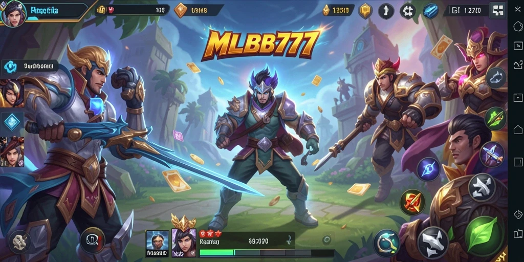Tampilan menarik dari gameplay Kasino di MLBB777.