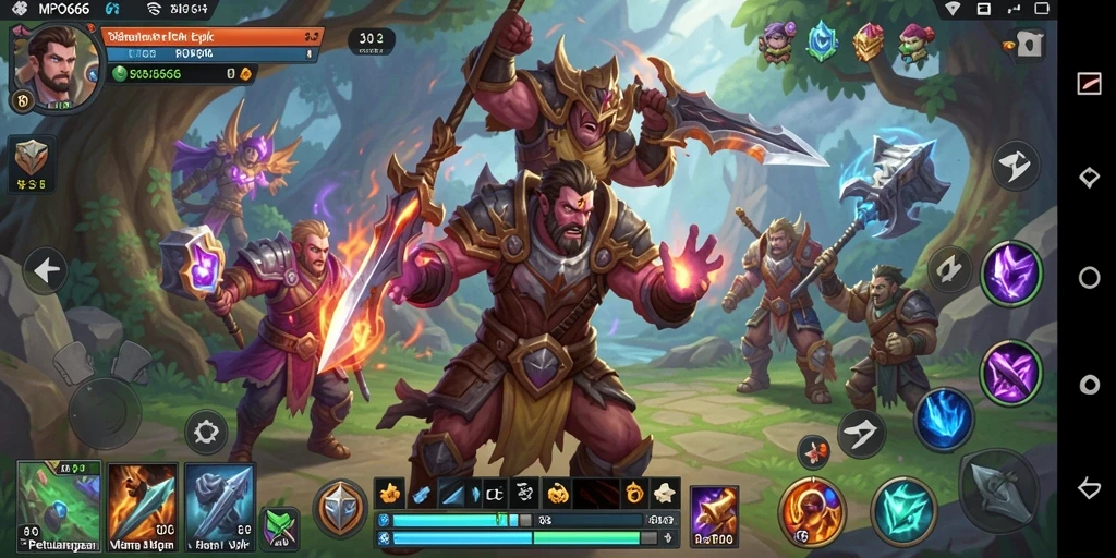 Screenshot MPO666 menampilkan petualangan epik dalam dunia RPG yang luas.