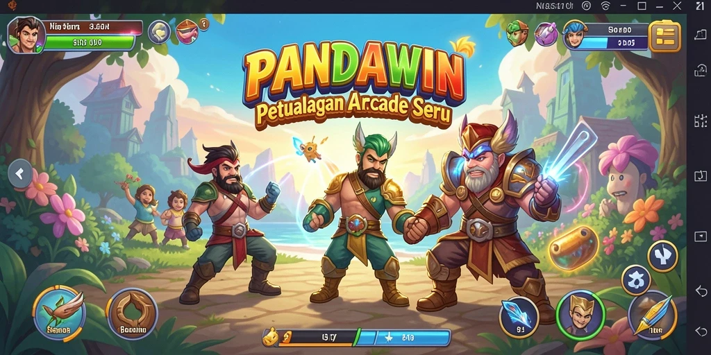 Screenshot dari gameplay seru PANDAWIN yang penuh tantangan.