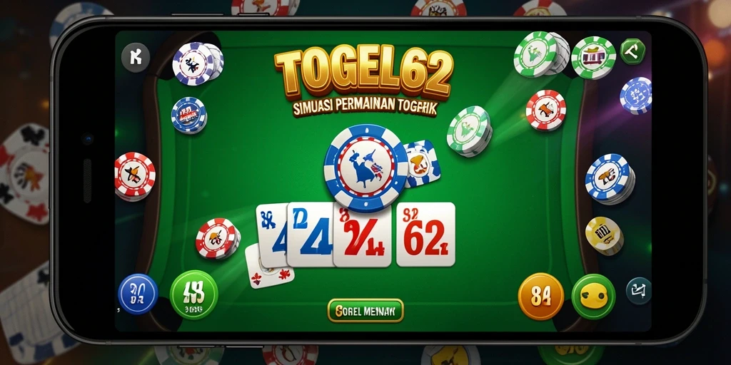 Screenshot gameplay TOGEL62 menampilkan keseruan bermain togel.